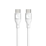 Cavo USB-C&trade; Maschio/Maschio USB 2.0 in Silicone 1m Bianco