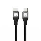 Cavo USB-C&trade; Maschio/Maschio USB 2.0 in Silicone 1m Nero