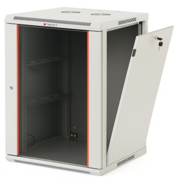 Armadio Rack 19'' a muro 20 unit&agrave; sezione unica prof. 600 mm Grigio