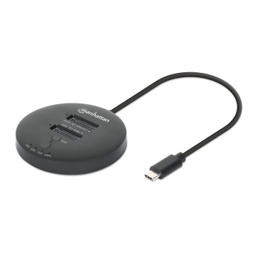 Docking Station Dual-Bay M.2 NVMe Clone SSD