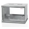 Armadio Rack 19'' a Muro 9U prof. 450 Grigio Assemblato