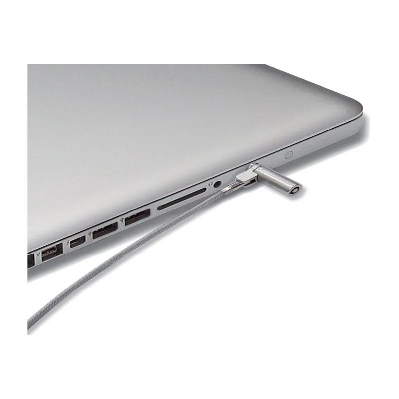 Lucchetto con Sistema di Sicurezza Wedge-Lock per Notebook Cavo 1,8m