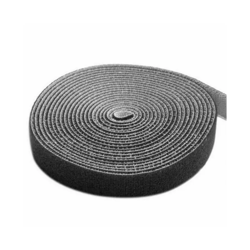 Rotolo di Velcro Gestione cavi Lunghezza 10m Larghezza 20mm Nero