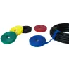 Rotolo di Velcro Gestione cavi Lunghezza 4m Larghezza 16mm Nero