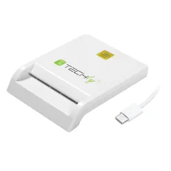 Lettore/Scrittore di Smart Card USB-C™ Compatto Bianco