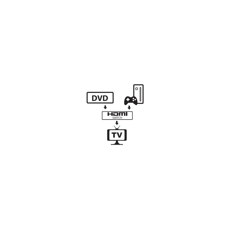 Switch HDMI 2 porte Bidirezionale 4K 60Hz