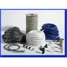 Guaina Raccoglicavi Diametro 20mm a Spirale 30m Grigio