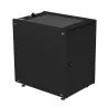 Armadio Rack 19'' ideale per Accumulatori Fotovoltaico 8U P600mm Nero