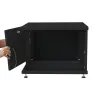 Armadio Rack 19'' ideale per Accumulatori Fotovoltaico 8U P600mm Nero