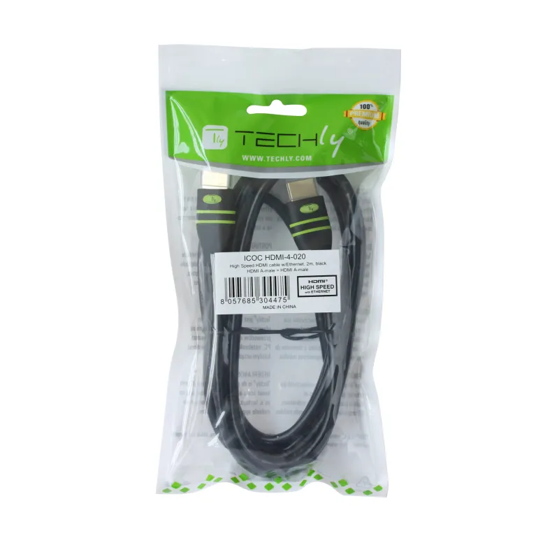 Cavo HDMI High Speed con Ethernet A/A M/M con Ferrite 10m