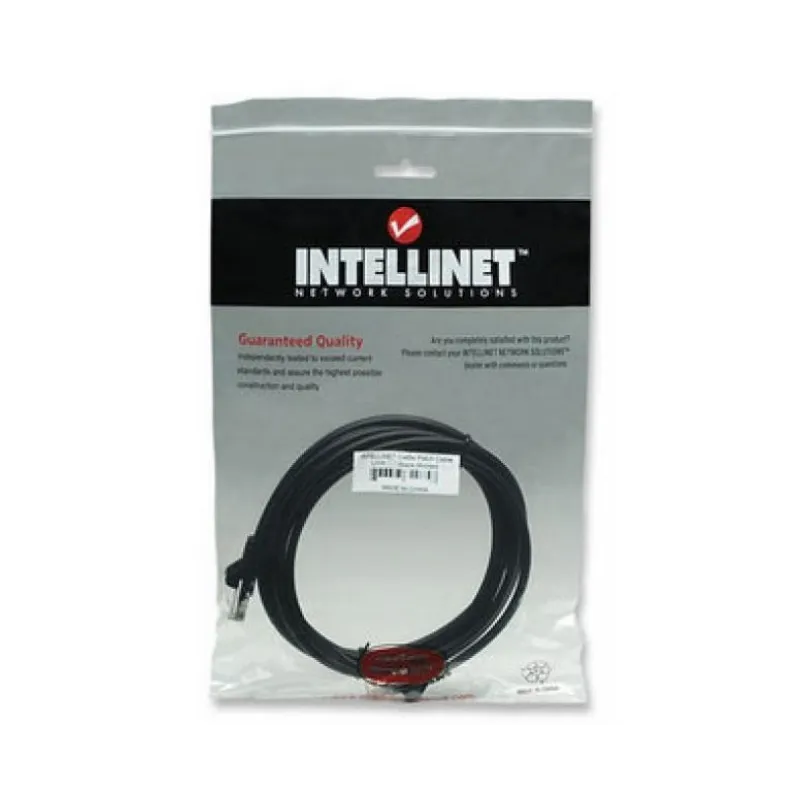 Cavo di rete Patch in Rame Cat. 6A Nero UTP 1,5 m