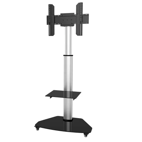 Supporto a Pavimento con Mensola Trolley TV LCD/LED/Plasma 37-70'' Silver