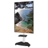 Supporto a Pavimento con Mensola Trolley TV LCD/LED/Plasma 37-70'' Bianco