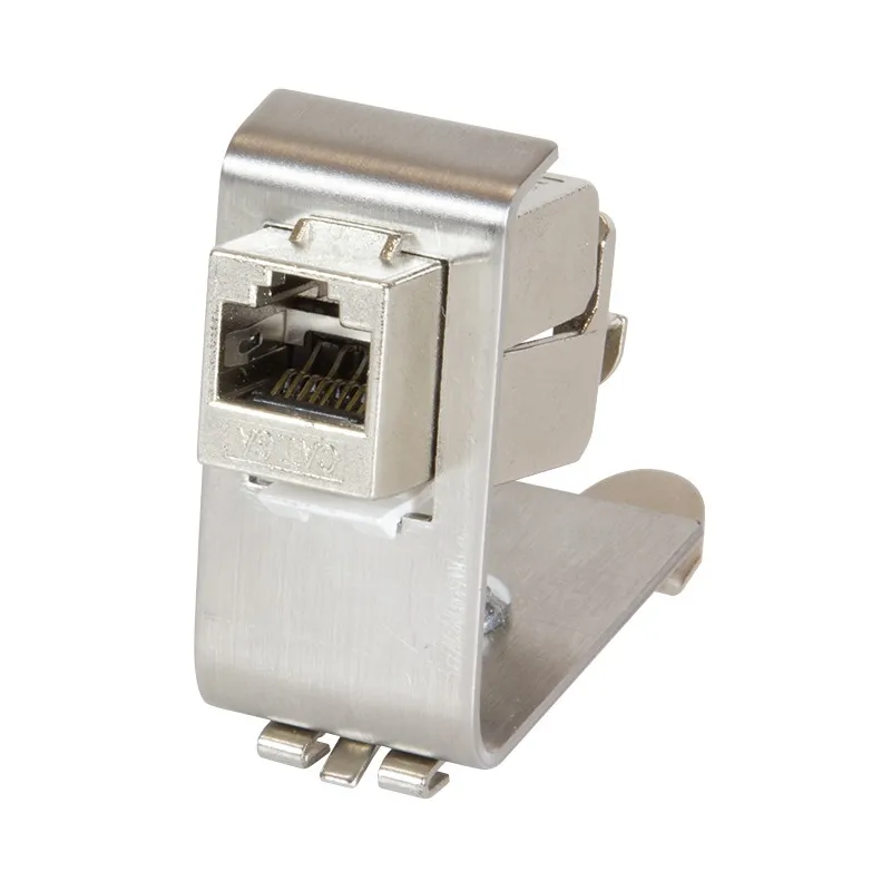 Adattatore per Modulo Keystone 1xRJ45 per guida DIN