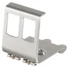 Adattatore per Moduli Keystone 2xRJ45 per guida DIN