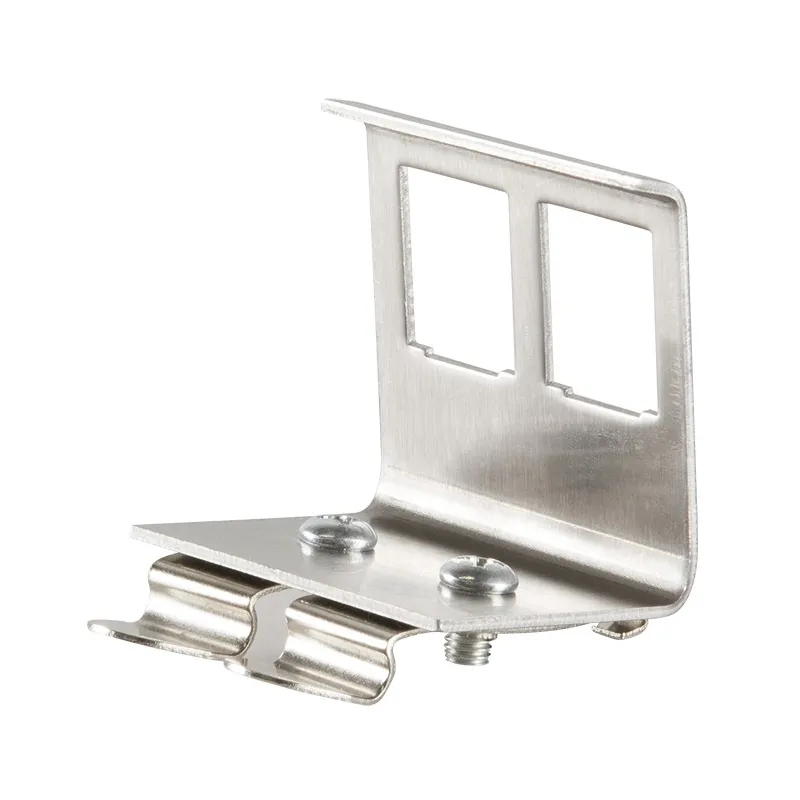 Adattatore per Moduli Keystone 2xRJ45 per guida DIN