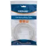 Cavo di rete Patch in Rame Cat. 6 Bianco UTP 15 mt