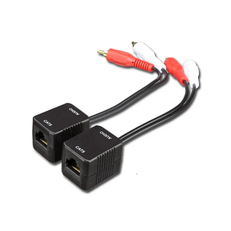 Convertitore Extender RJ45 Cat.5 2xRCA