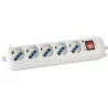 Multipresa 5 Posti Italiana Bipasso / Schuko Cavo 3m