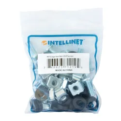 Kit Set 20 Viti, 20 Dadi e 20 Rondelle per Montaggio Rack Silver 