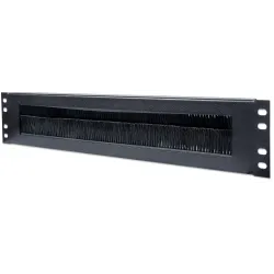 Pannello Passacavi 19'' con Spazzola 2U