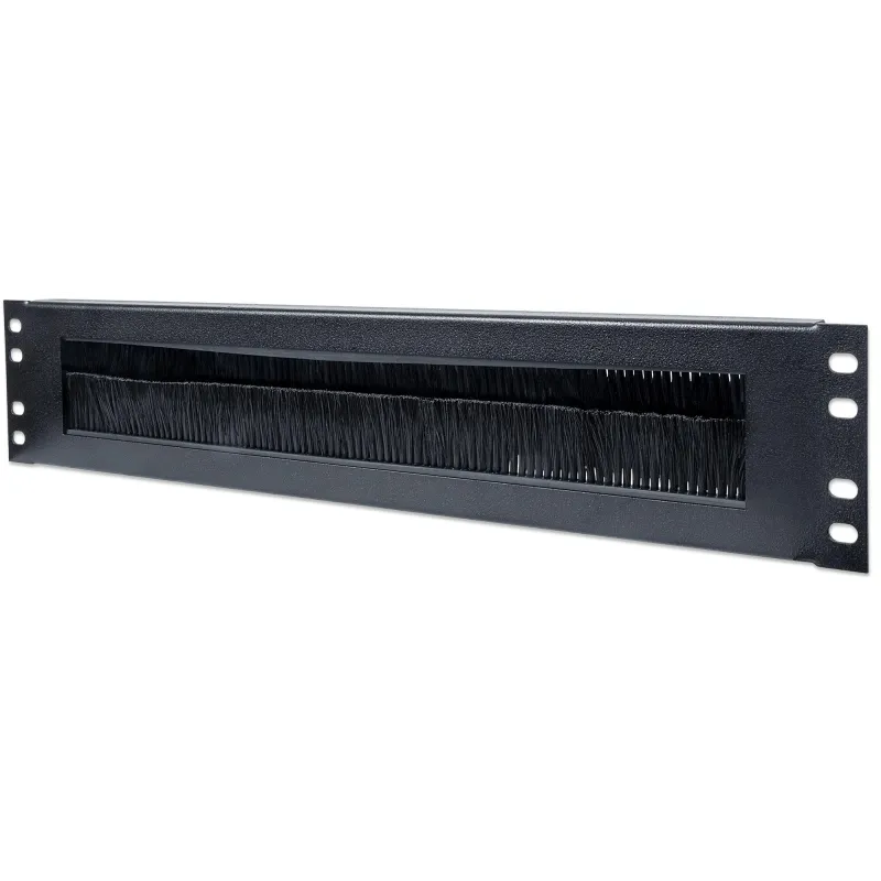 Pannello Passacavi 19'' con Spazzola 2U