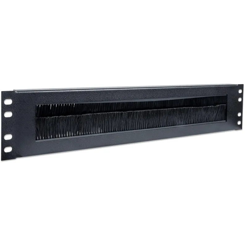 Pannello Passacavi 19'' con Spazzola 2U