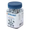 Kit Set 100 Viti, 100 Dadi e 100 Rondelle per Montaggio Rack Silver