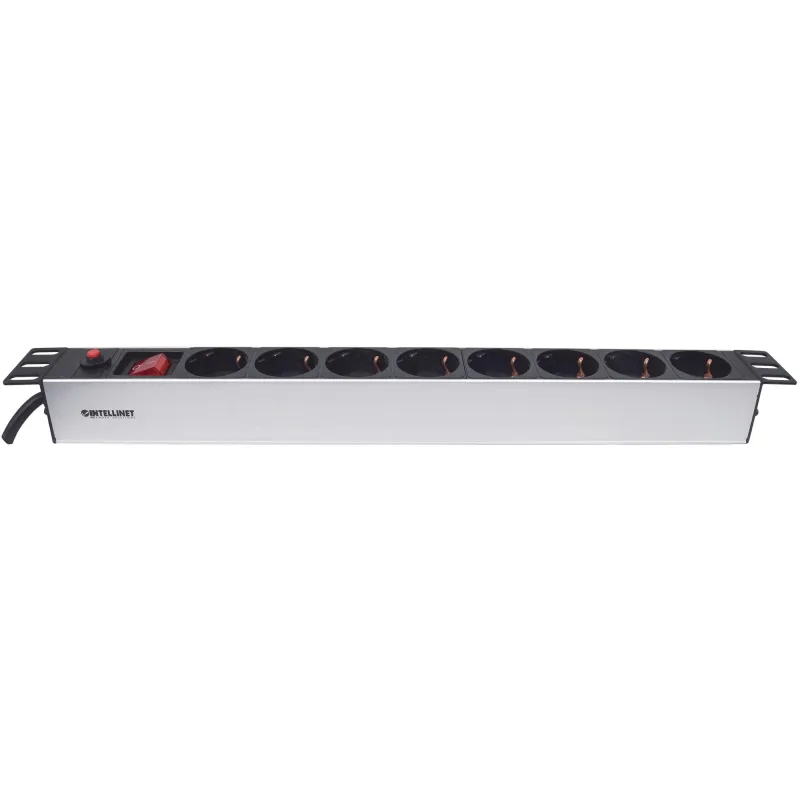 Multipresa per Rack 19'' 8 posti Spina Schuko