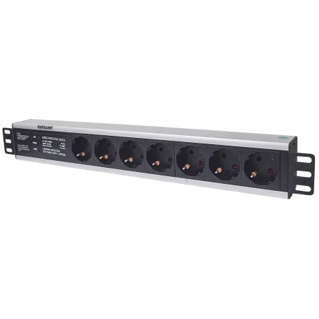 Multipresa per Rack 19'' 7 posti Spina Schuko