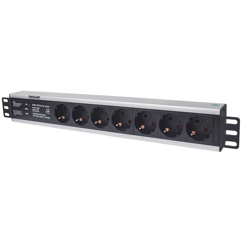 Multipresa per Rack 19'' 7 posti Spina Schuko
