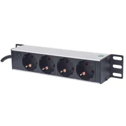 Multipresa Universale 4 posti da Rack 10'' con Spina Tedesca