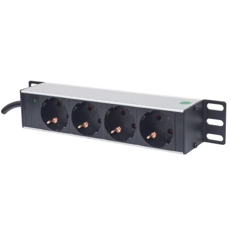 Multipresa Universale 4 posti da Rack 10'' con Spina Tedesca
