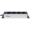 Multipresa Universale 4 posti da Rack 10'' con Spina Tedesca