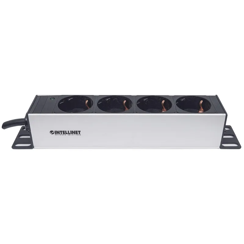 Multipresa Universale 4 posti da Rack 10'' con Spina Tedesca