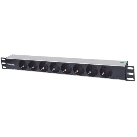 Multipresa per Rack 19'' 8 posti Spina Schuko