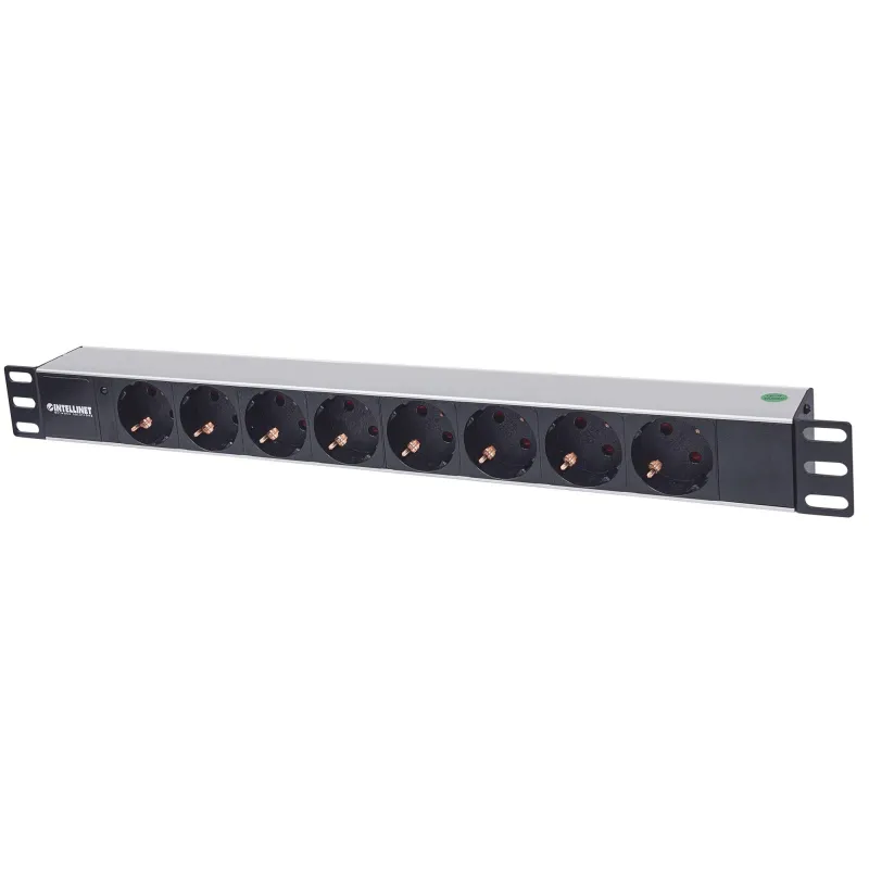 Multipresa per Rack 19'' 8 posti Spina Schuko