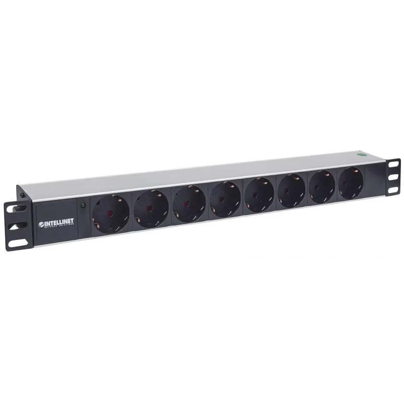 Multipresa per Rack 19'' 8 posti Spina Schuko