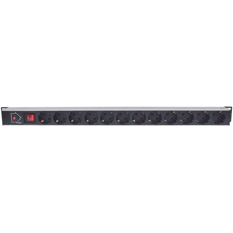 Multipresa Verticale per Rack 12 posti Schuko