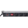 Multipresa Verticale per Rack 12 posti Schuko