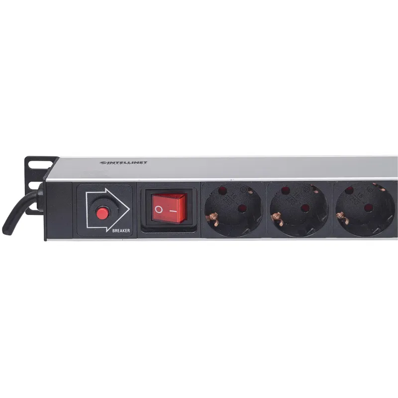 Multipresa Verticale per Rack 12 posti Schuko