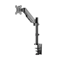 Supporto da Scrivania per Monitor 17-32'' con molla a gas nero 