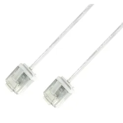 Cavo di rete Patch in Rame Ultra Slim Cat.6 Bianco UTP 1,5 m