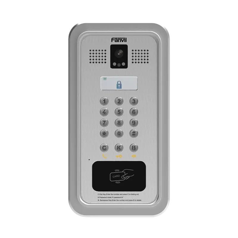 Fanvil i33VF da incasso con  telecamera hd visione notturna
