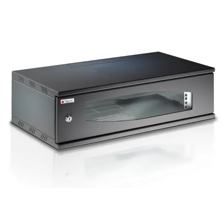 Armadio Rack 19'' a Muro 3U prof. 320 Nero Assemblato