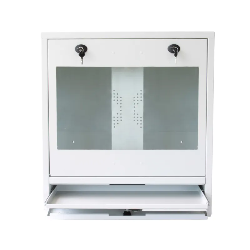 Armadio di sicurezza per PC, monitor LCD e tastiera Bianco