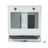 Armadio di sicurezza per PC, monitor LCD e tastiera Bianco