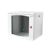 Armadio Rack 19'' a muro 10 unità sezione unica prof. 500mm Bianco