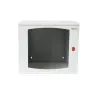 Armadio Rack 19'' a muro 10 unità sezione unica prof. 500mm Bianco