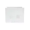 Armadio Rack 19'' a muro 10 unità sezione unica prof. 500mm Bianco